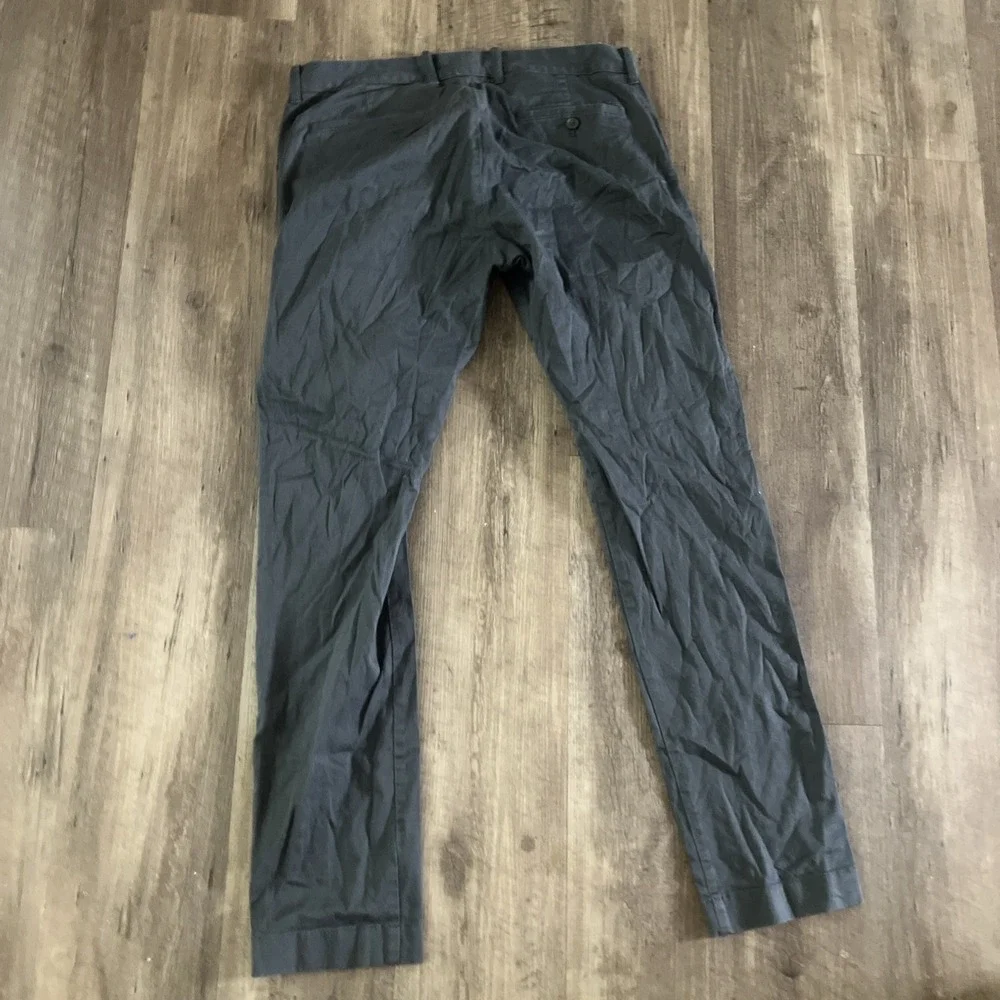 J.CREW Men's Stretch Pants Grey Size 34X34 Slim Fit